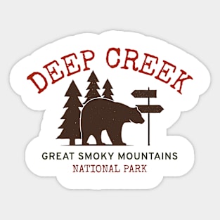 Deep Creek, Great Smoky Mountains National Park Sticker